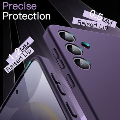 JETech Slim Case for Samsung Galaxy S24 Plus, Cobalt Violet | Camera Lens Protection, Soft TPU Design, Matte Finish, Shockproof Protection - color: Cobalt Violet, size: S24 Plus