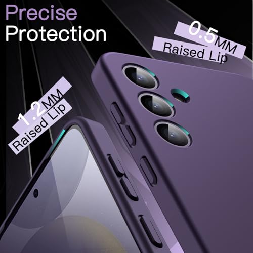 JETech Slim Case for Samsung Galaxy S24 Plus, Cobalt Violet | Camera Lens Protection, Soft TPU Design, Matte Finish, Shockproof Protection - color: Cobalt Violet, size: S24 Plus