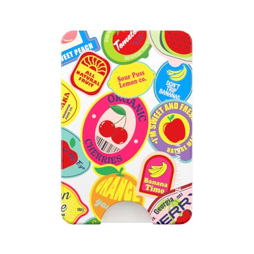 VELVET CAVIAR compatible with MagSafe Wallet - Magnetic Card Holder Wallet for iPhone 12/13/14/15 (Juicy Fruits) - color: Juicy Fruits