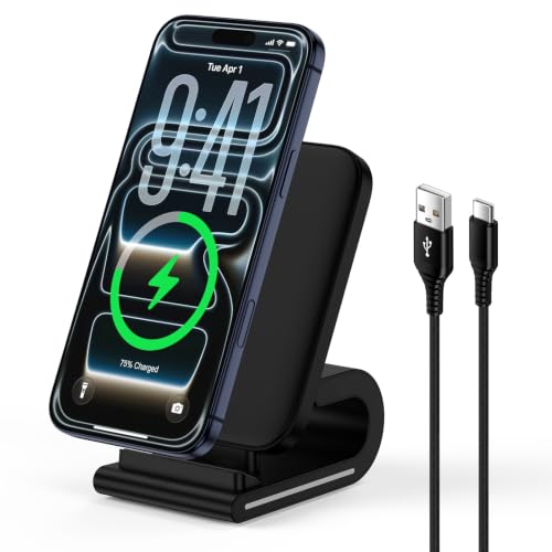 Pixel 11 Wireless Charger Stand for Google Pixel 11/10 Pro XL/Fold/9 Pro/8a - color: Black