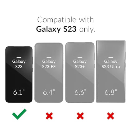 Battery Case for Galaxy S23, 10000mAh High Capacity Portable Rechargeable Protective Case Supported Qi Wireless Charging Compatible with Galaxy S23 (6.1 inch) Extended Battery Charger Cover -Black - size: Galaxy S23