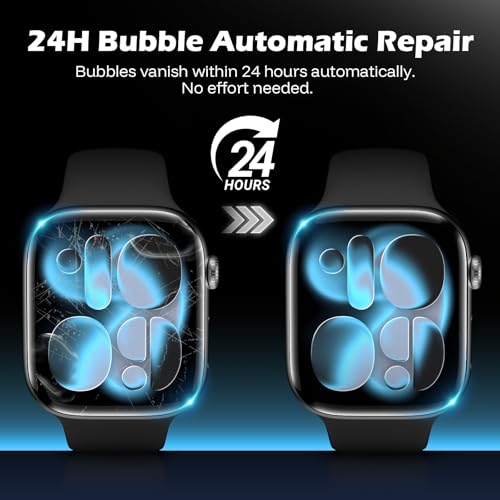 JULK [6-Pack] For Apple Watch Screen Protector 46mm Series 11/10 - size: Series 11/10 46mm