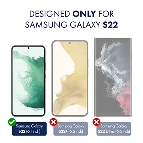 ArmorSuit MilitaryShield Full Body Skin Film + Screen Protector Designed for Samsung Galaxy S22 (6.2") - HD Clear Film