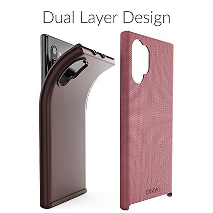 Crave Note 10+ Case, Dual Guard Protection Series Case for Samsung Galaxy Note 10 Plus - Berry - color: Berry