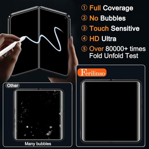Ferilinso 2 Pack Inside Screen Protector for Google Pixel 11 Pro Fold - size: Pixel 11 Pro Fold 8.0 IN