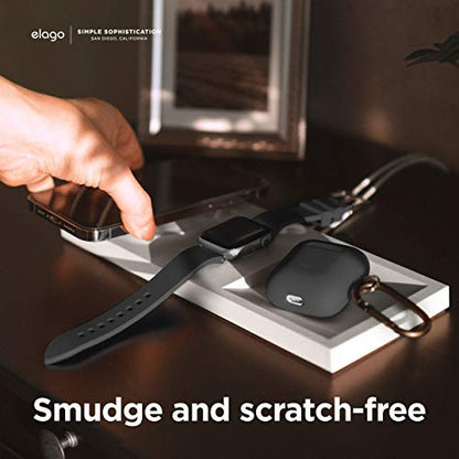 elago Charging Tray Duo for MagSafe & Apple Watch Chargers - color: Stone