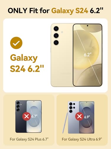 Mavulo Battery Case for Samsung Galaxy S24 6.2", 8000mAh 2 in 1 Power Bank | Portable Charger Case Support 20W USB C Fast Charging, Qi Wireless Charging, LED Display, Data Sync, Wired Earphone
