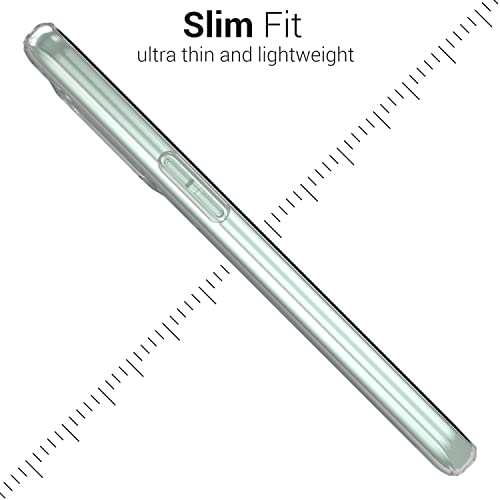 CoverON Designed for OnePlus 10T Case Clear, Slim Crystal Clear TPU Rubber Flexible Soft Skin Cover Protective Sleeve Fit 1+ OnePlus 10T 5G Phone Case - Transparent