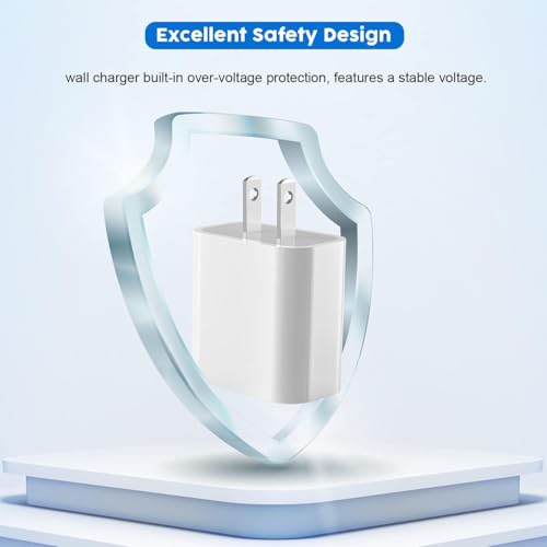 10FT iPhone Charger, iPhone 14 Fast Charging Block, Long Fast Apple Charger - color: White 10FT