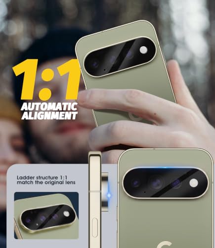 Orzero (3 Pack Camera Lens Protector Compatible for Google Pixel 11 Pro (Not for XL Model), Protector de Cámera Case Friendly Tempered Glass 9H High Definition Microphone Cutout Anti-Scratch - size: Google Pixel 11 Pro 6.3 inch