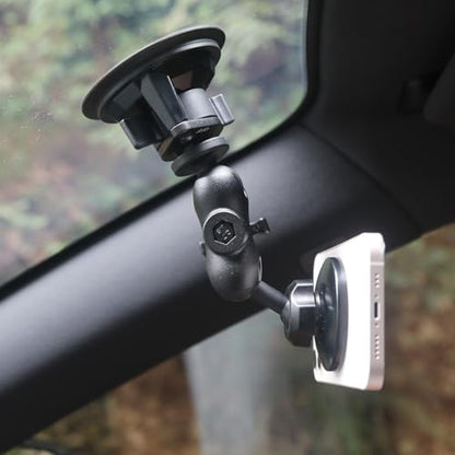 Heavy Duty 20mm Ball Mount Suction Cup, Windshield Suction Cup with Aluminum 20mm Ball for Bulletpoint Mounting Solutions