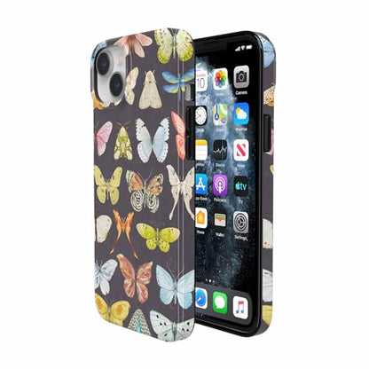 Casely iPhone 14 Plus Case | Midnight Monarch | Jenna Palek x Casely | Compatible with MagSafe | Classic Ultra Slim Design - color: Midnight Monarch | Jenna Palek x Casely