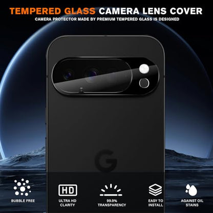3 Pack for Google Pixel 10 Pro XL Camera Lens Protector - size: for Google Pixel 10 Pro XL
