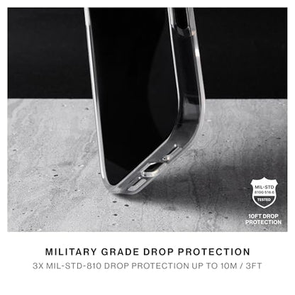 Native Union (Re Clear Case – Transparent Anti-Yellowing Case – MagSafe Compatible with Built-in Magnets – Recycled Materials – Ultra-Durable with Military Grade Drop Protection for iPhone 17 Pro Max - size: iPhone 17 Pro Max