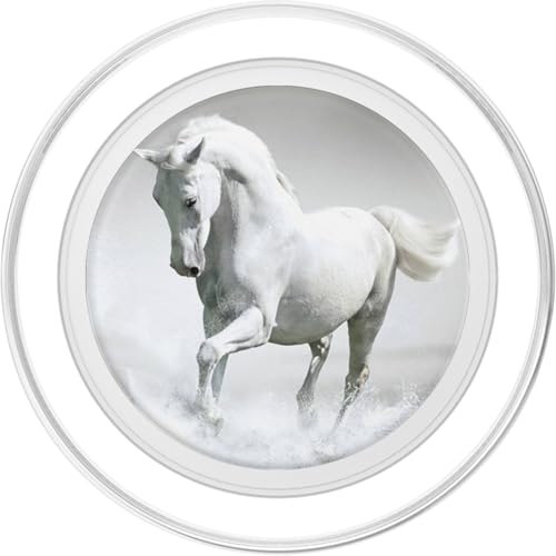 White Horse Pop Socket Grip Stand PopSockets PopGrip for MagSafe - style: Magnetic PopGrip