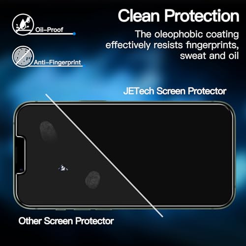 JETech Screen Protector for iPhone 13 Pro Max, 2+2 Pack - size: iPhone 13 Pro Max