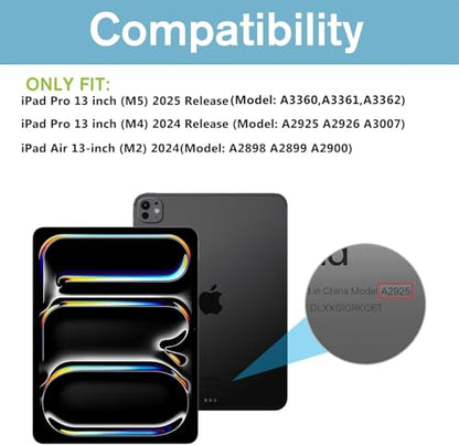 ProCase 1 Pack Privacy Screen Protector for 13" iPad Pro/Air - size: iPad Pro 13" (M5) / (M4)/ iPad Air 13" (M2)