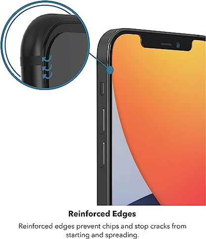 ZAGG InvisibleShield Glass Privacy Screen Protector for iPhone 13 PRO MAX – 3X Impact and Scratch Protection, Strongest Tempered Glass, Smudge-Free, Smooth Silky Feel, Two-way Side View Privacy
