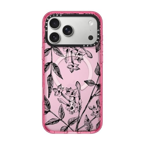 CASETiFY for iPhone 17 Pro Max Case - Impact Compatible with MagSafe | 8.2 ft. 4x Military Grade Drop Protection | Botanical Jasmine | Pink - color: Botanical Jasmine, size: Iphone 17 Pro Max (6.9")