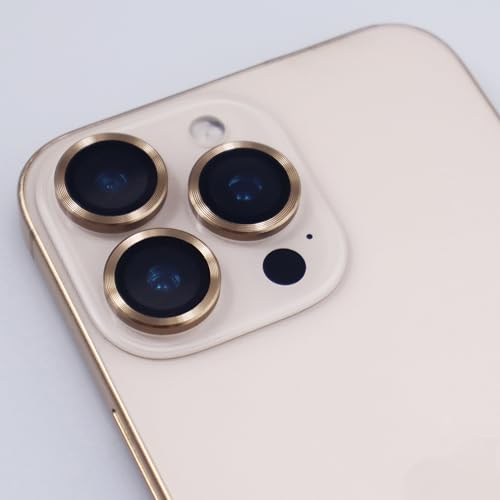 BONVAN for iPhone 16 Pro / 16 Pro Max Camera Lens Protector Metal Crystal Tempered Glass Screen Accessories Cover (Desert Titanium) - color: Desert Titanium