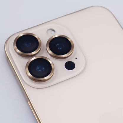 BONVAN for iPhone 16 Pro / 16 Pro Max Camera Lens Protector Metal Crystal Tempered Glass Screen Accessories Cover (Desert Titanium) - color: Desert Titanium