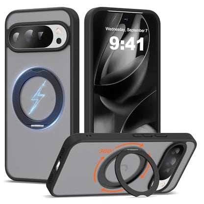 Compatible with Google 9/10 Pro XL Case with Stand 6.8",Black - color: Black, size: Google Pixel 9 Pro XL/Pixel 10 Pro XL