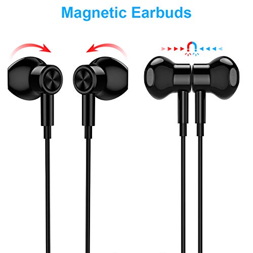 USB C Headphone Right Angle Magnetic Wired Earbuds for iPhone 18 Pro Max 17