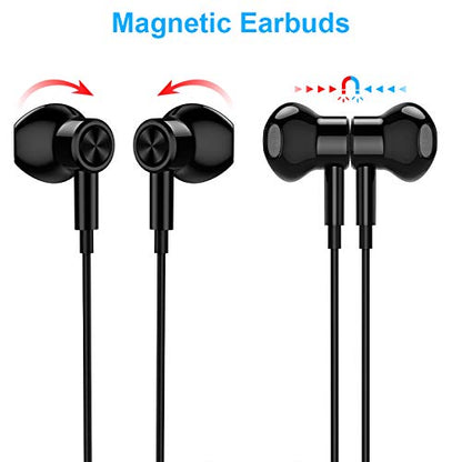 USB C Headphone Right Angle Magnetic Wired Earbuds for iPhone 18 Pro Max 17