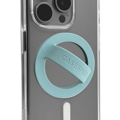 Magnetic Silicone Phone Grip Loop Holder for MagSafe iPhone Case - color: Teal