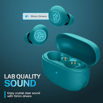 JLab Go Pop ANC True Wireless Earbuds with Dual Connect, Teal - color: Teal