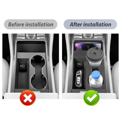 SKTU for 2024-2026 2027 Lincoln Nautilus Cup Holder [Non-Slip, Durable] - color: 2024-2027 Nautilus Cup Holder