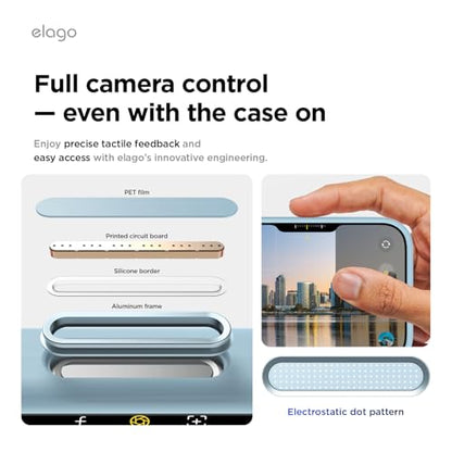elago Premium Magnetic Silicone Case for iPhone 17 Sky Blue | Compatible with MagSafe, Liquid Silicone Material, Protection, Shockproof, Slim Phone (Sky Blue) - color: Sky Blue, size: iPhone 17