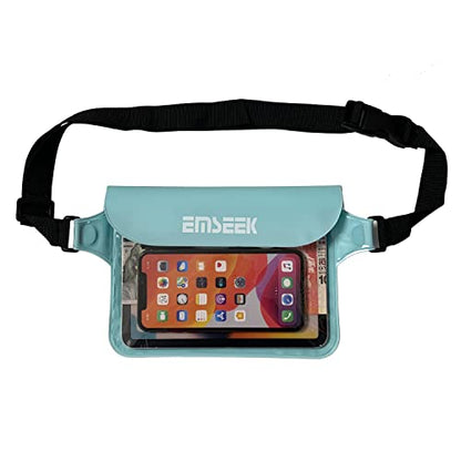 Waterproof Waist Pouch Dry Belt Bag Fanny Pack Keep Your Key Fob Wallet Kindle Phone Dry Perfect For Swim Surf Snorkel(Light Green) - color: Light Green
