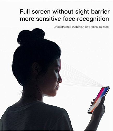 IFLASH iPhone X, iPhone XS, iPhone 11 Pro Full Coverage Glass Screen Protector, Full Cover Tempered Glass Screen Protector For Apple iPhone 11 Pro/X/XS 5.8” 2017 2018 2019 – Bubble Free –Black - color: iPhone X 2017 (Black)