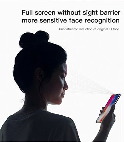 IFLASH iPhone X, iPhone XS, iPhone 11 Pro Full Coverage Glass Screen Protector, Full Cover Tempered Glass Screen Protector For Apple iPhone 11 Pro/X/XS 5.8” 2017 2018 2019 – Bubble Free –Black - color: iPhone X 2017 (Black)