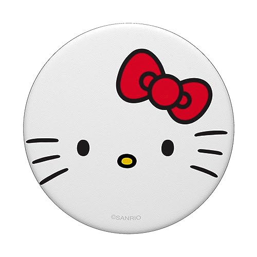 Hello Kitty Open Face PopSockets Stand for Smartphones and Tablets PopSockets PopGrip: Swappable Grip for Phones & Tablets - style: Adhesive PopGrip