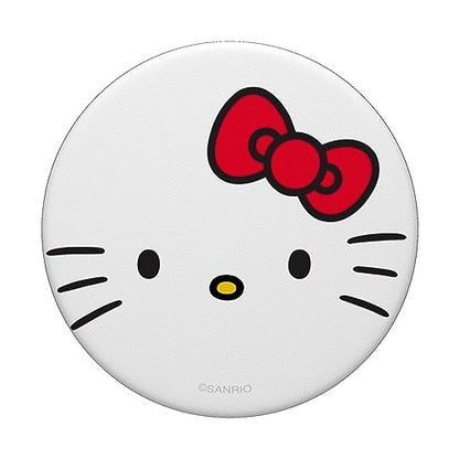 Hello Kitty Open Face PopSockets Stand for Smartphones and Tablets PopSockets PopGrip: Swappable Grip for Phones & Tablets - style: Adhesive PopGrip