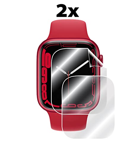 IPG for Watch Series 7-8-9 [41mm] Hydrogel Screen Protector (2 Units) Invisible Ultra HD Clear Film Anti Scratch Guard-Smooth/Self-Healing/Bubble -Free for Series9[41mm]