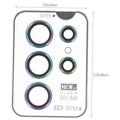 Angoily 2set Scratch Camera Lens Protectors for Ultra Tempered Film Easy Installation High Transparency Prevents Damage and Maintains Image Quality