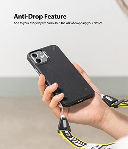 Ringke Phone Lanyard for iPhone 17 Pro Max and Most Smartphones [One-Touch Buckle] Shoulder Strap Adjustable Sturdy Universal Phone Crossbody Neck Lanyard for Travel Essentials - Ticket Band Black - color: Ticket Band Black