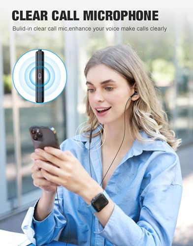 Wired Earbuds USB C for Samsung S26/S25/S24, USBC Headphones Wired Ear Buds - color: USB C-Black