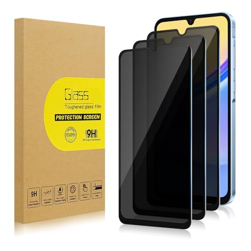 3 Pack Privacy Screen Protector for Samsung Galaxy A15 5G - color: Samsung Galaxy A15