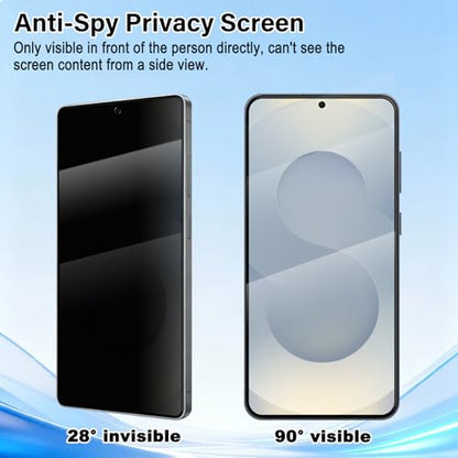 Screen Protector for Samsung Galaxy S25/S24 (3er-Pack) Privacy Tempered - color: Galaxy S25