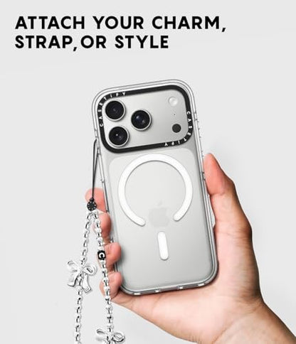 CASETiFY for iPhone 17 Pro Case - Impact Clear Compatible with MagSafe | Not Yellowing | 6.6 ft. 3X Military Grade Drop Protection | Clouds | Clear - color: Clouds, size: Iphone 17 Pro (6.3")