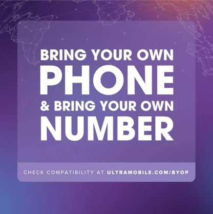 $39/mo. Ultra Mobile Prepaid Phone Plan with Unlimited Talk, Text, & 24GB of 5G • 4G LTE Data for 1 Month (3-in-1 SIM Card Kit)
