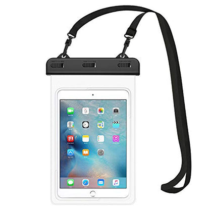 MoKo Waterproof Tablet Case, Waterproof Tablet Pouch Up to 8.3 in, Clear | Compatible with iPad Mini 2019/4/3/2, Samsung Tab 5/4/3, Galaxy Note 8, Tab S2/Tab E/Tab A 8.0, LG G Pad III 8.0 - color: Clear