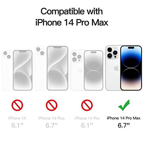 JETech Screen Protector for iPhone 14 Pro Max, 3-Pack | 9H Tempered Glass, Full Coverage, Scratch Resistant, HD Clear, Case-Friendly - size: iPhone 14 Pro Max