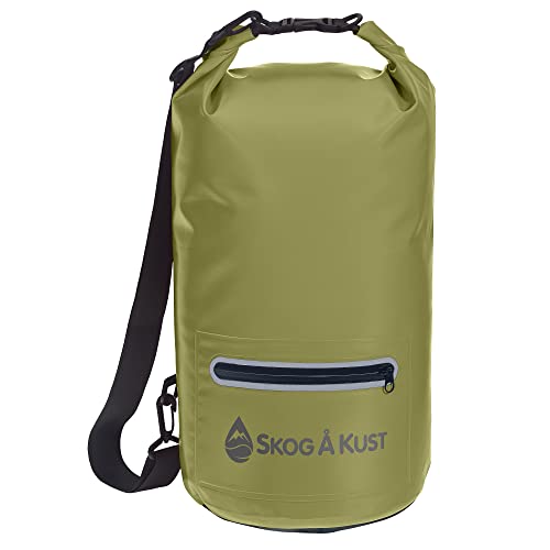 Skog Å Kust DrySak Roll Top Waterproof Bag, 5, 10 & 20 Liter - color: Army Green, size: 20 Liter