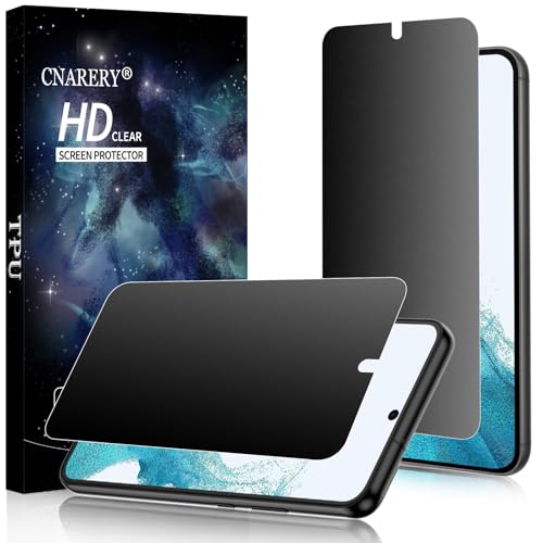 2 Pack 4 Way 360 ° Matte Privacy Screen Protector for Samsung Galaxy S22 Plus 6.6 Inch [Not Glass], Anti-Scratch, Anti-Glare, Support Fingerprint Unlock - size: Samsung Galaxy S22 Plus