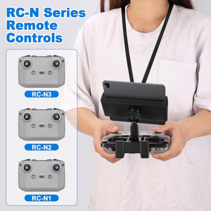 Drone Tablet Mount, Adjustable 4.7-12.9" Bracket for DJI Controllers